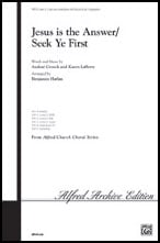 Jesus Is the Answer/Seek Ye First Two-Part choral sheet music cover